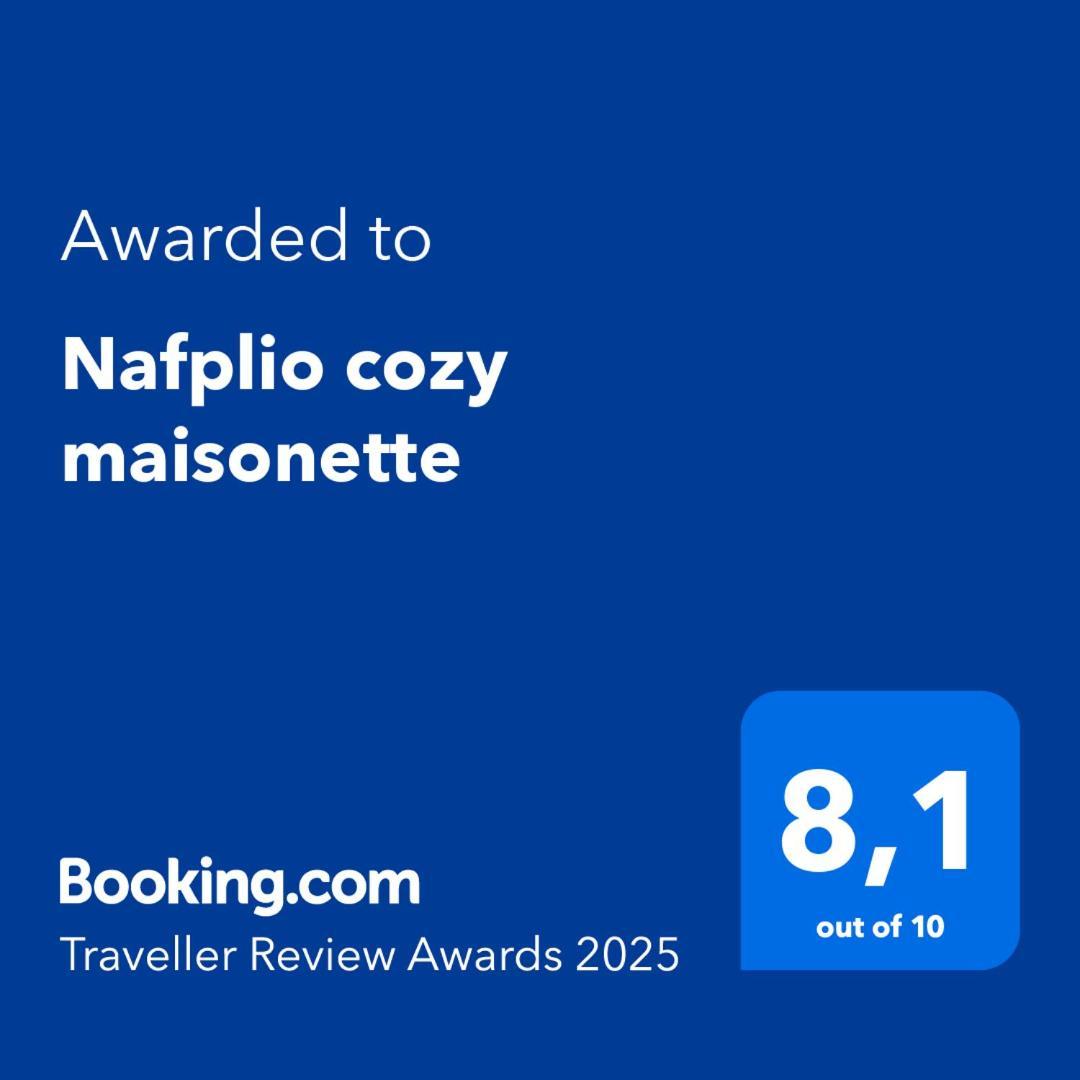 Nafplio Cozy Maisonette Zewnętrze zdjęcie